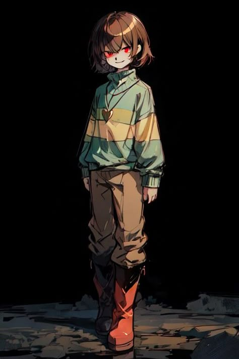 Chara Chara Fanart Undertale, Frisk And Chara Fanart, Chara Undertale Fanart, Shiftfell Chara, Undertale Animation, Chara Fanart, Chara Dreemurr, Undertale Chara, Chara Undertale