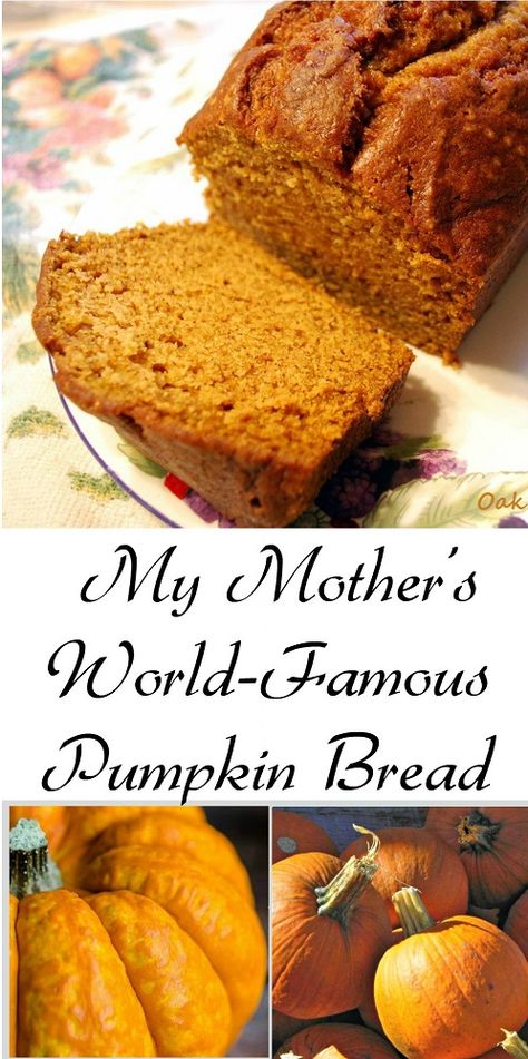 Pan Sin Gluten, Homemade Bread Recipes Easy, Pumpkin Recipe, Baking Bread Recipes, Pumpkin Bread Recipe, Harvest Table, Oak Hill, Bread Machine Recipes, Easy Bread Recipes