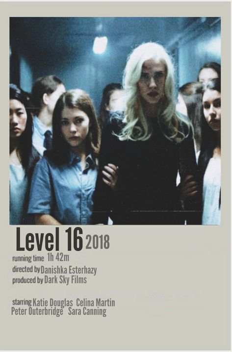 Level 16 Movie Poster, Level 16 Movie, Inspirational Movies, Film Poster Design, Movie Memes, Good Movies To Watch, About Time Movie, Dark Skies, Film Posters