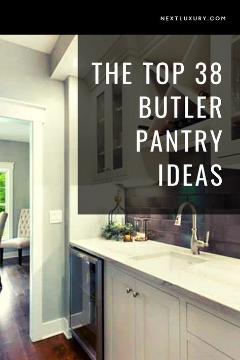 Butler Pantry Backsplash Ideas, Walk In Butlers Pantry With Fridge, Butler Pantry Layout Floor Plans, Kitchen Design With Butlers Pantry, Scullery Organization Ideas, Butlers Pantry Light Fixture, Butler Pantry Storage, Coffee Bar In Butlers Pantry, Kitchen Walk Through