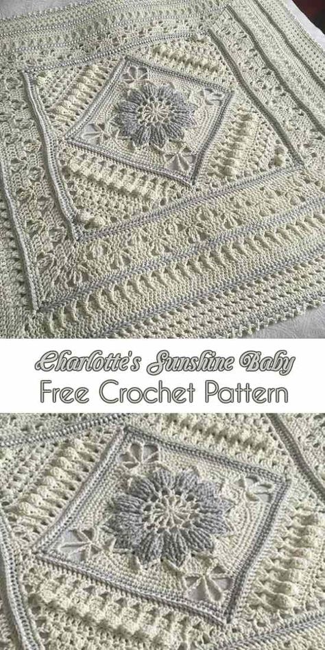 Charlotte's Sunshine Baby Crochet Pattern | Your Crochet Crochet Afghan Squares, Crochet Squares Afghan, Afghan Squares, Crochet Afghan Patterns Free, Confection Au Crochet, Crochet Blanket Afghan, Coat Blouse, Crochet Granny Square Blanket, Colorful Crochet