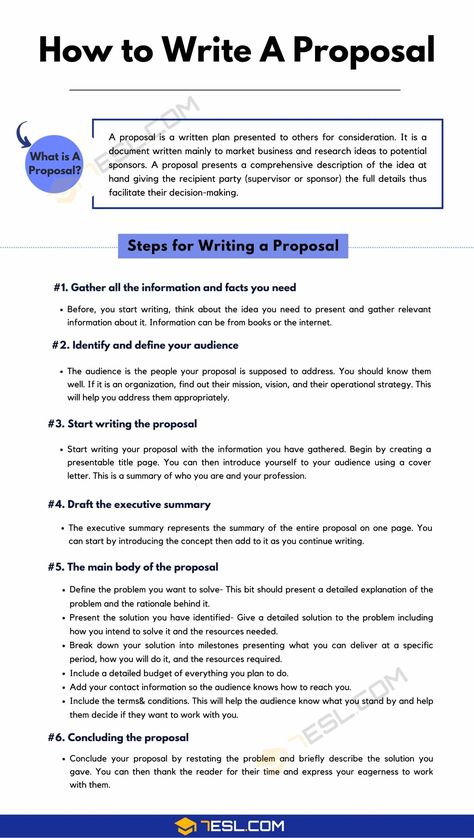 Writing A Proposal, Writing A Business Proposal, Business Proposal Letter, Business Writing Skills, Business Strategy Management, Business Research, Marketing Proposal, Proposal Letter, Grant Proposal