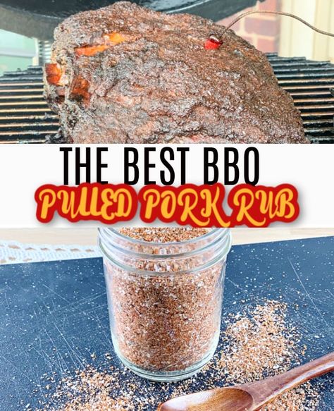 Homemade Pulled Pork Rub for Barbecue at Home! Recipe For Pulled Pork, Pulled Pork Seasoning, Pulled Pork Rub, Homemade Pulled Pork, Bbq Pork Chops, Pork Seasoning, Pork Rub, Smoked Pulled Pork, Seasoning Recipe