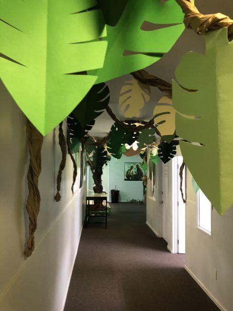 Animal Kingdom Party Decorations, Survivor Theme Party Decorations, Survivor Classroom Theme, Jumanji Party Ideas, Jungle Vbs Decorations Rainforest Theme, Swamp Party Decorations, Survivor Themed Birthday Party, Stompers And Chompers Vbs 2023, Dinosaur Vbs Decorations