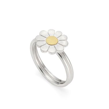 Multi split trio diamond shell ring | Contemporary Rings by Paul Finch | loveDazzle.com Aster Flower, Daisy Ring, Daisy Necklace, Gold Face, Jewelry Workshop, Floral Ring, Gold Hands, Favorite Rings, Flower Ring