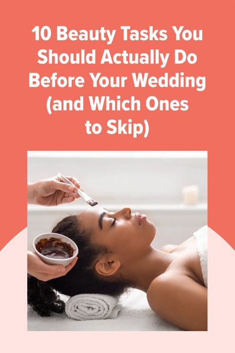 Pre Wedding Beauty Checklist, Beauty Tips Before Wedding, Bridal Care, Wedding Beauty Checklist, Wedding Beauty Timeline, Bridal Skin Care, Wedding Skincare, Pre Bridal, Wedding Planning Tools