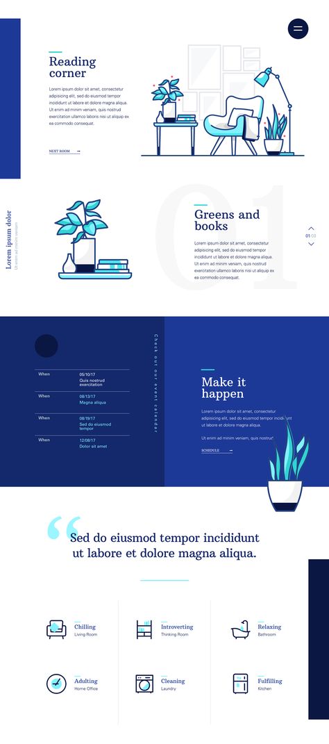 Home - The Reading Corner on Behance Modern Website Design Inspiration, Clean Website Design, Illustrations Simple, Clean Websites, 블로그 디자인, Design Sites, Medical App, Web Design Mobile, Modern Website Design