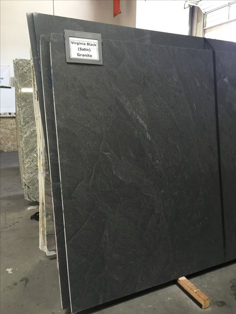 Virginia Black Granite in Satin or Honed finish.  Looks similar to soapstone. Replacing Kitchen Countertops, Outdoor Kitchen Countertops, Kitchen Countertop Materials, Outdoor Kitchen Appliances, Black Granite, Countertop Materials, Kitchen Redo, Outdoor Kitchen Design, Black Marble