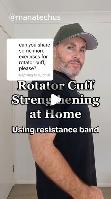 Rotary Cuff Exercises, Shoulder Mobility Exercises Rotator Cuff, Torn Rotator Cuff Exercises, Rotator Cuff Injury Exercises, Rotator Cuff Stretches, Shoulder Exercises Physical Therapy, Rotator Cuff Strengthening, Band Tips, Rotator Cuff Pain