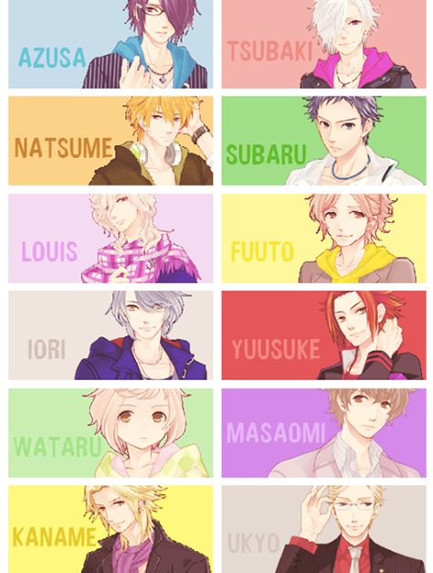 Brothers Conflict: Character List of Brothers in the Asahina family. Brother Conflict, Brothers Conflict, Cute Sister, Diabolik Lovers, Manga Boy, Manga Cosplay, Fanarts Anime, Izuku Midoriya