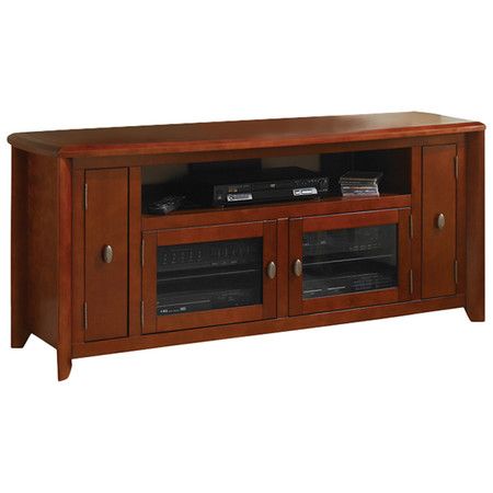 Found it at Wayfair - West Side 64" TV Stand in Walnut 365 West Side, Furniture Lighting, Entertainment Center, Tv Stand, Cookware, House Ideas, Walnut, Siding, Cherry