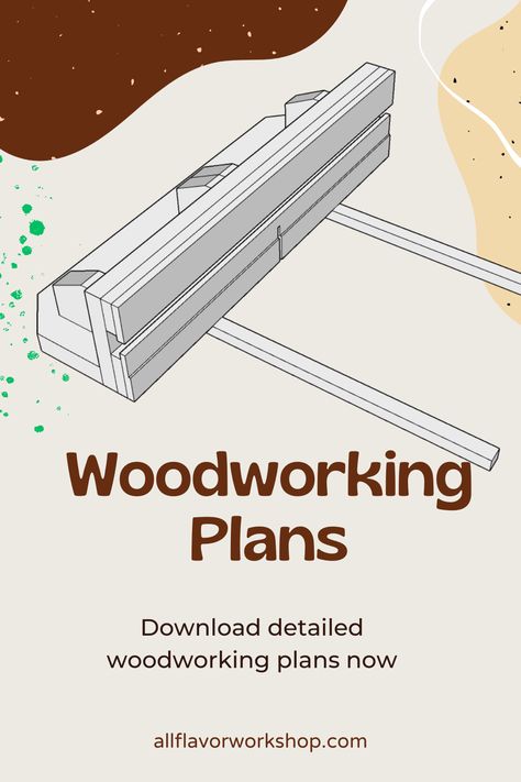 Need new tools for your workshop? Download these woodworking plans and build them yourself! From jigs to outdoor furniture, we’ve got step-by-step guides for every level of woodworker. Get inspired and start your next project today—what will you build? #WoodworkingTools #DIYWorkshop Woodworking Jigs How To Make, Free Woodworking Plans Pdf, Router Jigs Woodworking, Diy Woodworking Jigs, Diy Woodworking Bench, Small Woodworking Shop Ideas, Shop Hacks, Woodworking Workshop Layout, Printable Woodworking Plans