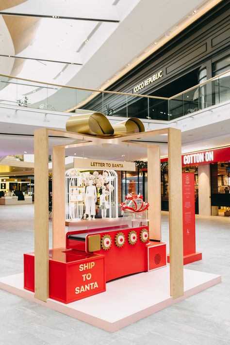 Letter to Santa 2021 Karrinyup Shopping Centre | HOME Christmas Present Display, Christmas Pop Up, Christmas Activation, Christmas Pop Up Shop, Mall Santa, Christmas Shop Displays, Christmas Retail, Mall Decoration, Event Concept