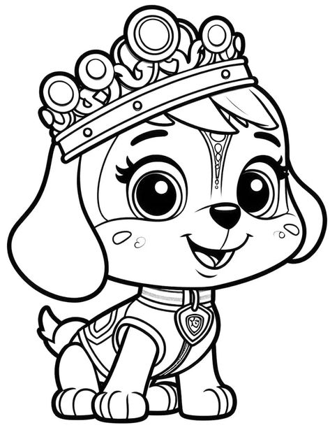 Paw Patrol Coloring Pages - 54 New Coloring Sheets for Fans Sky Paw Patrol Coloring Page, Skye Paw Patrol Coloring Page, Printable Paw Patrol Coloring Pages, Paw Patrol Colouring Printables, Cartoon Coloring Pages Free Printable, Paw Patrol Coloring Pages Free Printable, Coloring Pages Paw Patrol, Paw Patrol Art, Paw Patrol Drawing