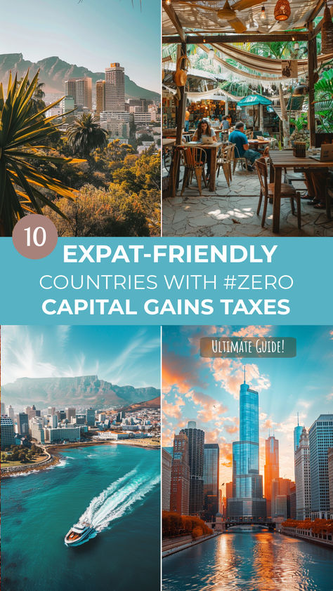 Livable countries with no capital gains taxes and tons to see and do Capital Gains, Expat Life, Best Places To Live, The Bahamas, Cool Countries, Quality Of Life, Living Abroad, Bahamas, Travel Dreams