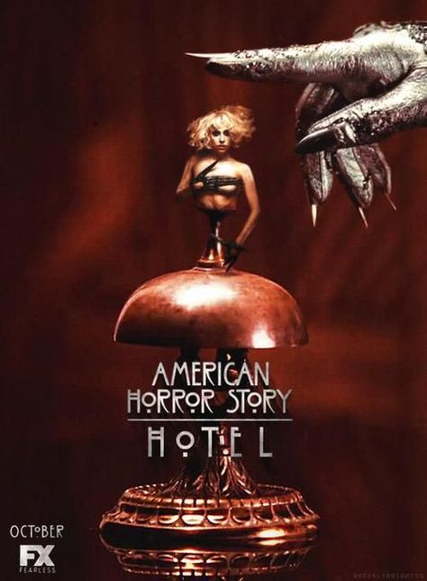 AHS American Horror Story Hotel Season 5 poster. #ahs #americanhorrorstory #hotel #ladygaga #gaga American Horror Story 5, American Horror Story Art, Hotel Poster, Movie 2024, American Horror Story Hotel, Series Posters, Ahs Hotel, American Horror Story 3, American Horror Story Seasons