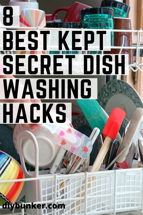 These DIY dish washing hacks have my mind blown! They're so useful for organization and cleaning everything up in a snap. #hacks #lifehacks #clean #organize #kitchenhacks #homehacks Dish Washing Hacks, Diy Dishwasher Cleaner, Organization And Cleaning, Thanks Words, Diy Dish, Hacks Lifehacks, Space Kitchen, Dish Washing, Spring Cleaning Hacks