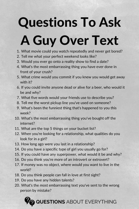 questions to ask a guy over text (20) Dare Over Text Guys, Over Text Games, Things To Ask Him Over Text, Text Questions To Ask A New Guy Over Text, How To Ask A Guy For His Number, How To Keep A Convo Going Over Text, How To Reject A Guy Nicely, How To Start A Conversation With A Guy Over Text, What To Text Him