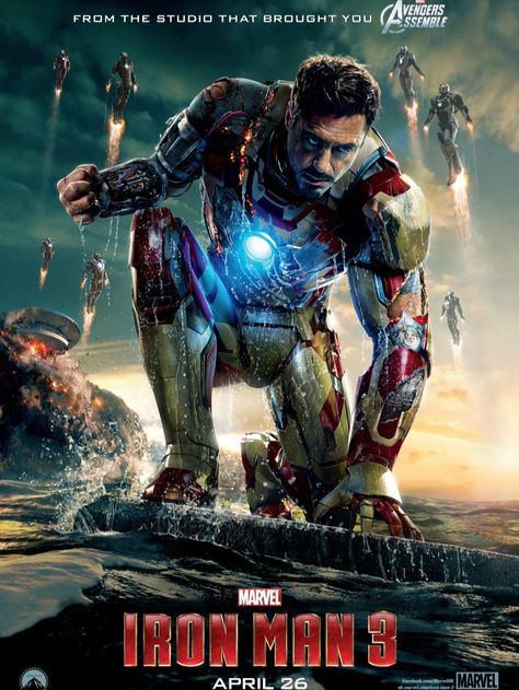 Iron Man is Ready to Attack You.. Iron Man 3 Poster, 27 Wallpaper, Net Wallpaper, New Iron Man, Film Marvel, Guy Pearce, Robert Downey Jr., Septième Art, Iron Man 3