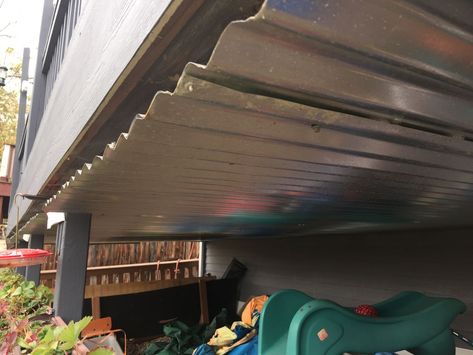 Gutter Drainage Ideas, Under Deck Roofing, Under Deck Drainage System, Drainage Ideas, Under Deck Drainage, Under Deck Ceiling, Under Deck Storage, Patio Under Decks, Gutter Drainage