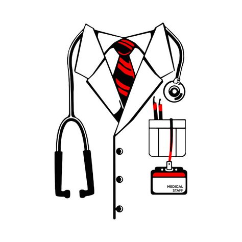 Doctor Doctor!! - Costume - T-Shirt | TeePublic Stethoscope Drawing, Doctor Painting, Nurses Week Quotes, Medical Artwork, Doctor Drawing, Medical Stickers, Medical Quotes, Day Of The Shirt, Doctor Costume