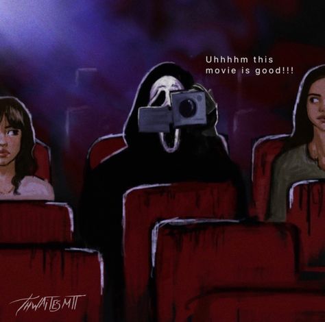 Ghostface Fanart, Scream Vi, Scream Franchise, Horror Movies Funny, Ghostface Scream, Horror Villains, Scream Movie, Funny Horror, Horror Movie Art