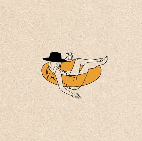 Yoga Illustration Art, Chilling Illustration, Chill Illustration, Relaxing Illustration, Minimalist Illustration Art, Relax Illustration, Linework Art, Learn To Tattoo, Dream Illustration