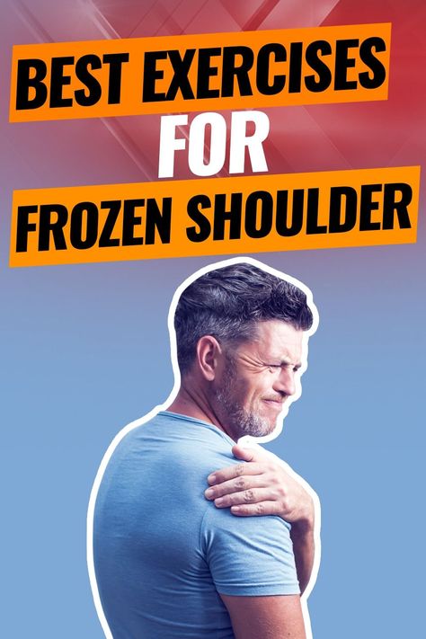 Frozen Shoulder, referred to as adhesive capsulitis, is a common condition that affects many. The road to recovery can be a long one, but there are some effective frozen shoulder exercises that can help to improve the mobility of your shoulders helping to alleviate discomfort. Read our article to learn more about the different phases of frozen shoulder, causes, symptoms, and exercises to red...#Wellness #HealthyLifestyle #HealthyLiving #SelfCare #HealthTips #FitnessTips #FitLife #NutritionTips Exercises For Frozen Shoulder, Shoulder Pain Remedies, Frozen Shoulder Pain, Shoulder Surgery Recovery, Frozen Shoulder Exercises, Shoulder Pain Exercises, Rotator Cuff Tear, Shoulder Mobility, Shoulder Exercises