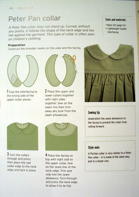 Peter pan collar Peter Pan Collar Blouse Pattern, Peter Pan Collars Diy, Collar Blouse Pattern, Diy Fashion Projects, Collars Diy, American Girl Patterns, Pajama Pattern, Costume Tutorial, Peter Pan Collar Blouse