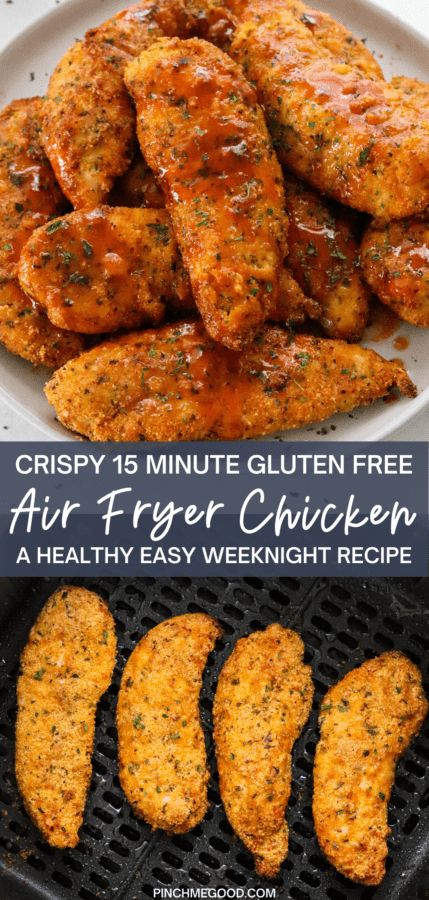 Gluten Free Air Fryer Chicken, Easy Air Fryer Chicken, Air Fryer Chicken Tenders, Sweet And Spicy Sauce, Easy Air Fryer, Gluten Free Recipes For Dinner, Air Fryer Dinner Recipes, Low Carb Diet Recipes, Gluten Free Dairy Free Recipes