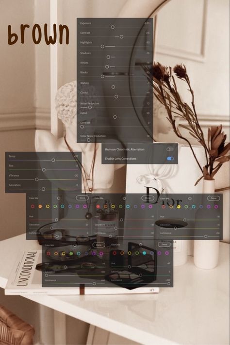 Brown Aesthetic Lightroom Preset, Brown Edit Lightroom, Lightroom Brown Preset, Brown Lightroom Presets Tutorial, Brown Filter Lightroom, Lightroom Brown Filter, Lightroom Presets Tutorial Aesthetic, Lightroom Filters Aesthetic, Lightroom Presets Brown