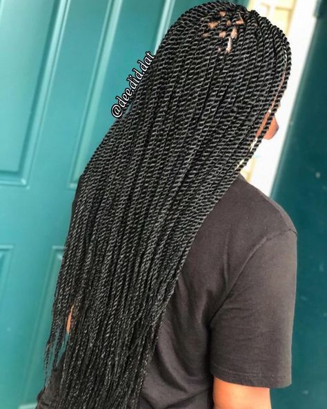 Sengalese Twists – Small Marley Twists - davidreed.co Small Marley Twist Hairstyles Long, Micro Marley Twists, Mini Marley Twists Long, Knotless Marley Twist, Small Rope Twist Braids, Small Marley Twists Long, Senagele Twist, Sengalese Twists Small Medium, Senegalese Twists With Curls