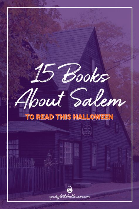 Books About The Salem Witch Trials, Salem Witch Trials Books, Books To Read Around Halloween, Halloween Book Club Reads, Books To Read For Halloween, Spooky Season Books, Halloween Reads, Books Recommendation, Fantasy Fiction Books