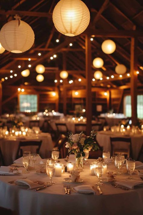 Moody Rustic Fall Wedding, Twinkle Light Centerpiece Wedding, Fall Industrial Wedding Colors, Twinkle Lights For Wedding, Candlelit Wedding Table, Fall Vibe Wedding, Fall Wedding Unique, Romantic Cozy Wedding, Cozy Summer Wedding