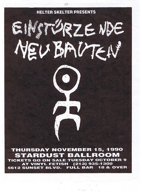 Einsturzende Neubauten, Punk Posters, Blixa Bargeld, Industrial Music, Punk Flyers, Music Ads, Leather Front Pocket Wallet, Rock Poster Art, Goth Bands