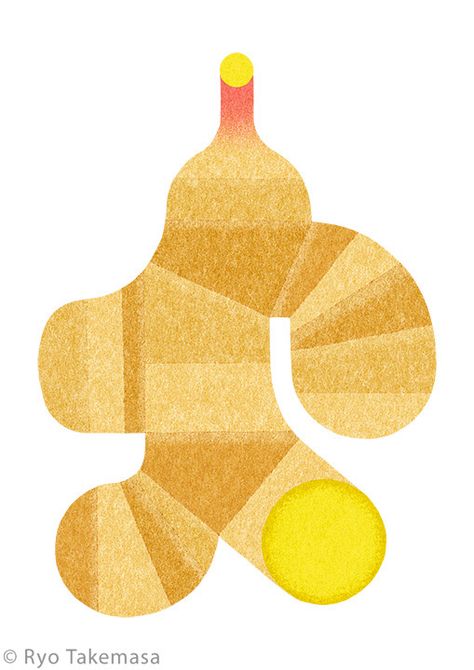 Chickpea Illustration, Vegetable Graphic Design, Vegetable Illustration Design, Fruit Illustration Design, Organic Illustration, Vegetables Illustration, Ryo Takemasa, Fruits Illustration, Fruit Shapes