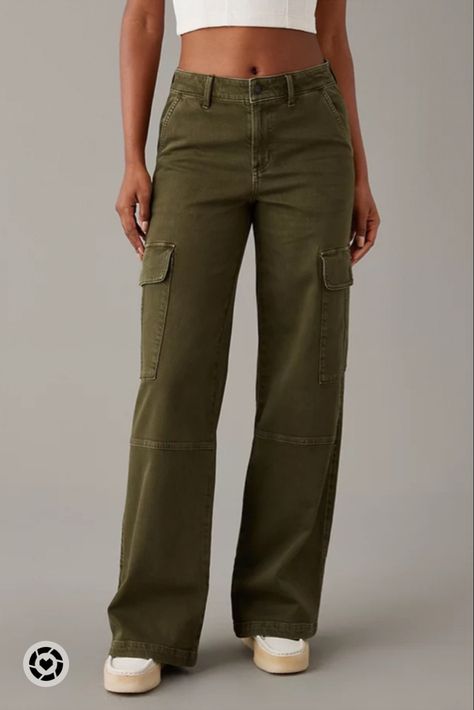 Army Green Pants, Cargo Pants Outfit, Green Pants, Fabric Patch, Cargo Pant, Back To School Outfits, School Outfit, Pants Outfit, Bottoms Pants