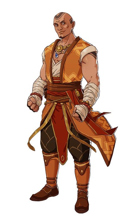 Male Half-Elf Monk - Pathfinder PFRPG DND D&D 3.5 5th ed d20 fantasy Ernesto Irawan, Aura Magic, Dnd Monk, Rpg Wallpaper, Monk Dnd, Dnd Party, Magic Energy, Glen Keane, Half Elf