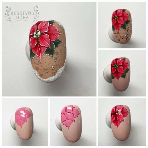 Nail Art Noel, Wow Nails, Nail Drawing, Gel Nail Art Designs, Nail Art Techniques, Christmas Gel Nails, Nail Designs Valentines, Christmas Nails Acrylic, Winter Nail Art