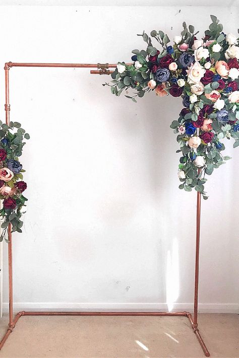 This elegant ceremony arch is a lovely choice for a romantic look. Treasure this lovely floral arch within your dream wedding ideas.##bridalarchdesign #weddingplanning #bridalstyle. Elegant Bridal Party, Diy Wedding Decor Ideas, Romantic Floral Arrangements, Wedding Photos Romantic, Timeless Wedding Photos, Diy Wedding Decor, Bridal Party Attire, Gowns Elegant, Enchanting Wedding