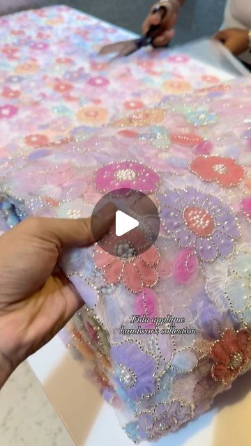 FOREVERSILKS INDIAN FABRIC STORE on Instagram: "Fida Applique handwork ✨🌸🥰🥺 
very beautiful handwork net for making dresses and gowns.👗 
To place your order visit our Website (🔍FIDA) or Dm for direct link of the product or Simply place order on mentioned WhatsApp Numbers given Below 👇 . 
Tag us @foreversilks @fabricforever to get featured on our page 
. . . . For product related queries or orders kindly DM or WhatsApp on 9891096252 / 8130536765 📩 
#applique #fabric #luxuryfabrics #embroidery #fabricstore #embroiderydesign #promdresses #londonfashion #blouseidea" Net Fabric Gown Designs, Embroidery Fabric Indian, Net Fabric Dress Design, Net Embroidery Dress, Net Fabric Dress, Net Gown Designs, Indian Embroidery Designs, Making Dresses, Net Gowns