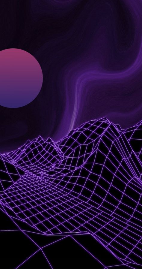 Vaporwave Iphone Wallpaper Purple, Vaporwave Wallpaper, Wallpaper Purple, Boys Wallpaper, Purple Aesthetic, Cyberpunk, Iphone Wallpaper, Violet, Abstract Artwork