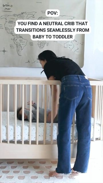 Happiest Baby, makers of SNOO on Instagram: "⚡️FLASH SALE⚡️ Use code CRIB40 for 40% off the Lola Convertible Crib and Toddler Bed Conversion Kit today only! 🗓 Lola Crib goes with any decor, is made of eco-friendly 100% solid pine, has four mattress levels, and is easily convertible from crib to toddler nest! Hurry and shop at the link in bio, while supplies last! 🏃‍♀️" Neutral Crib, Convertible Crib, Happy Baby, Nursery Ideas, Today Only, Solid Pine, Flash Sale, Baby Nursery, Cribs