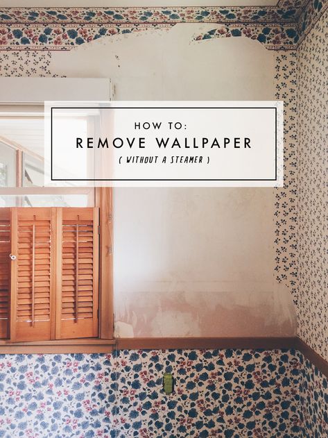 Remove Old Wallpaper, Taking Off Wallpaper, Steam Wallpaper, Bathroom Wallpapers, Removing Wallpaper, How To Remove Wallpaper, Removing Old Wallpaper, Remove Wallpaper, Remove Wall