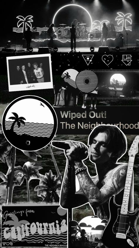 Post Rock Aesthetic, Neighborhood Aesthetic Band, The Neighborhood Wallpapers, The Neighbourhood Aesthetic Wallpaper, The Nbhd Aesthetic, The Nbhd Wallpaper, Nbhd Wallpaper, Music Artists Aesthetic, Nbhd Aesthetic