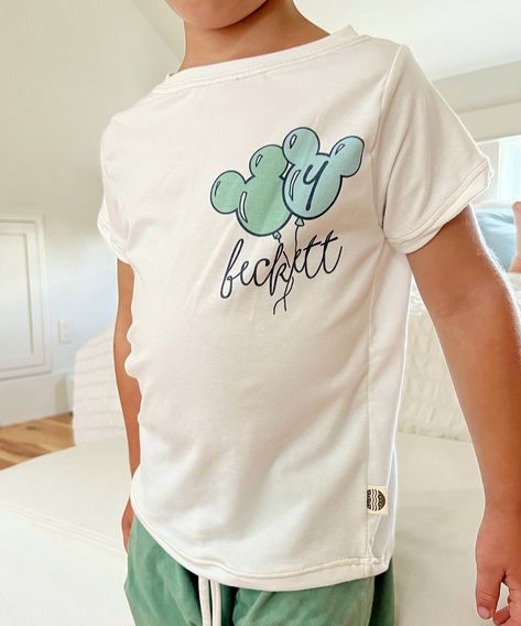 Custom Disney Birthday Balloon Tee, Kids Disney Birthday Vacation Tee , Disney Vacation Outfit, Boys Disney Set, Custom Disney Birthday Set - Etsy