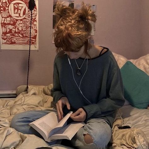 A Book, Image Search, Headphones, Reading, Bed