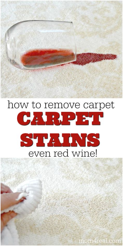 Remove Carpet Stains, How To Remove Carpet, Cleaning Carpet Stains, Remove Carpet, Clean Carpet, Red Wine Stains, Clean Baking Pans, Removing Carpet, Cleaning Painted Walls