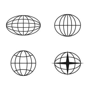 Earth Y2k, Y2k Png, Futuristic Retro, Retro Elements, Globe Icon, Y2k Design, Earth Globe, Round Logo, Vector Png