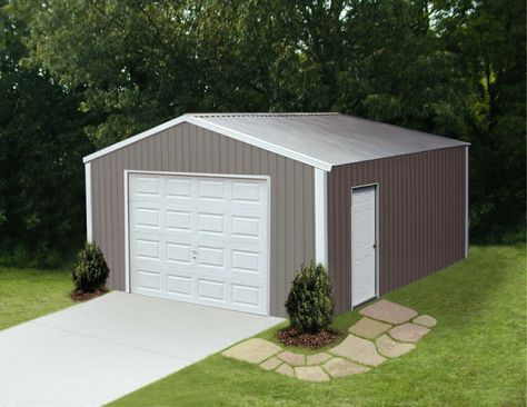 How to Create an Extra Living Space with a Metal Shed | Garage Buildings Shed Guest House, Metal Storage Buildings, Garage To Living Space, Shed Garage, Steel Sheds, Shed Sizes, Storage Building, Steel Garage, Small Sheds